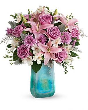 Teleflora's Art Glass Treasure Bouquet Mother's Day in Lufkin, TX | THE FLOWER POT Teleflora's Art Glass Treasure Bouquet Mother's Day in Lufkin, TX | THE FLOWER POT