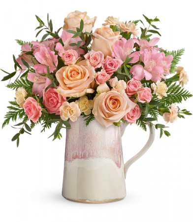 Teleflora's Artisanal Blush Bouquet