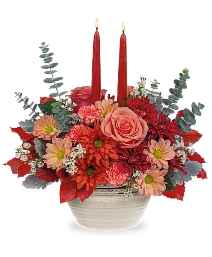 Teleflora's Artisanal Harvest Centerpiece