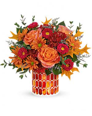 Teleflora's Autumn Aglow Bouquet thanksgiving