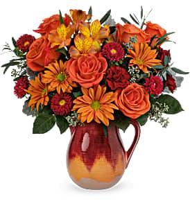 Teleflora's Autumn Glaze arrangement fall