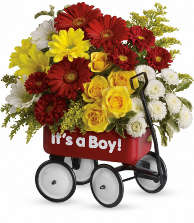 Teleflora's Baby's Wow Wagon (Boy) Baby Boy