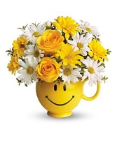 Teleflora's Be Happy Bouquet with Roses Everyday 