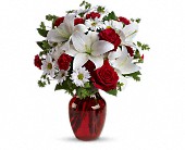 Teleflora's Be My Love Bouquet Vased Arrangement