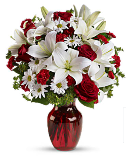 Teleflora's Be My Love Bouquet with Red Roses 