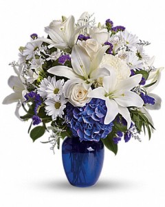 Teleflora's Beautiful In Blue Best Seller
