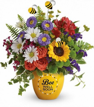 Bee Well Soon Pot - 531 Flower arrangement 