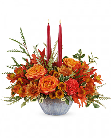 Teleflora's Blessing Centerpiece Fall