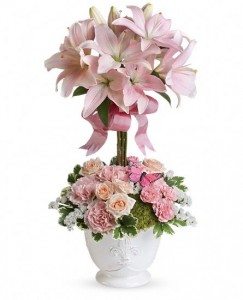 Teleflora's Blushing Lilies in Sutton, MA | POSIES 'N PRESENTS Teleflora's Blushing Lilies in Sutton, MA | POSIES 'N PRESENTS