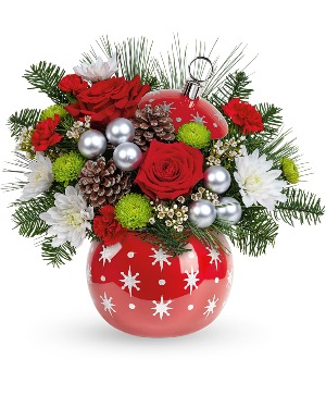 Teleflora's Bright Christmas T23X405A Bouquet
