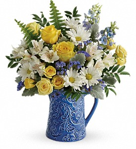Teleflora's Bright Skies Bouquet T18E205B Bouquet