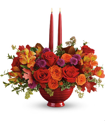 Teleflora's Brightest Bounty Centerpiece
