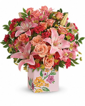 Teleflora's Brushed With Blossoms Bouquet Arrangement