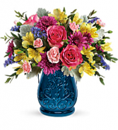 Teleflora's Burst Of Blue - 205B Flower arrangement