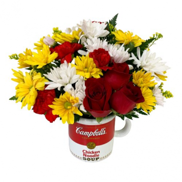 Teleflora's Campbell's Soup Mug  in Mount Pearl, NL | MOUNT PEARL FLORIST
