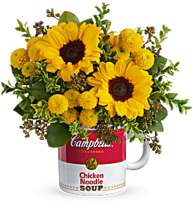 Teleflora's Campbell's Warm Wishes Bouquet Fresh Arrangement with a Teleflora Keepsake in Auburndale, FL | The House of Flowers Teleflora's Campbell's Warm Wishes Bouquet Fresh Arrangement with a Teleflora Keepsake in Auburndale, FL | The House of Flowers