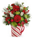Teleflora's Candy Cane Greeting Bouquet 