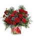 Teleflora's Cardinal Cheer Bouquet Flower Arrangement