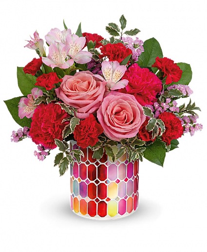 Teleflora's Charming Mosaic Bouquet