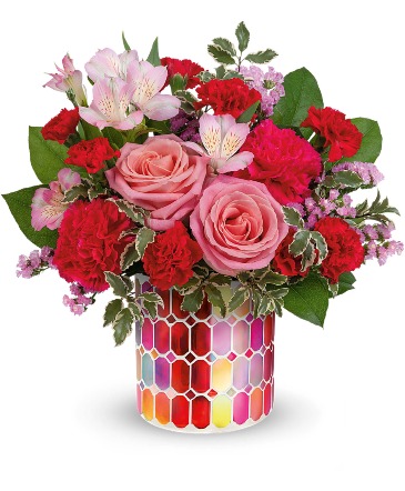 Teleflora's Charming Mosaic T23V300A  Bouquet in Moses Lake, WA | FLORAL OCCASIONS