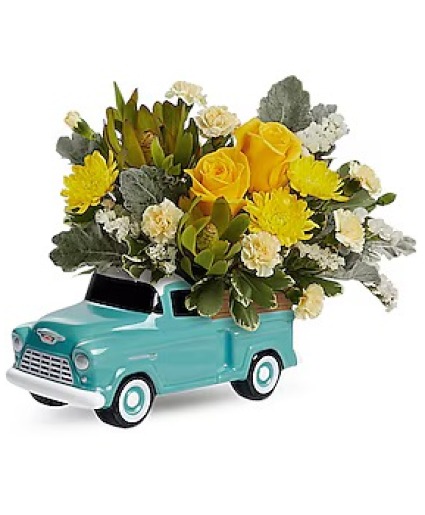 Teleflora's Chevy Blooming Pickup Bouquet 