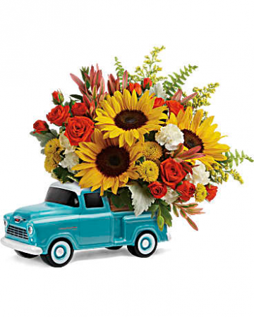 Teleflora's Chevy Pickup Bouquet