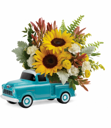 Teleflora's Chevy Pickup Bouquet T18F100A
