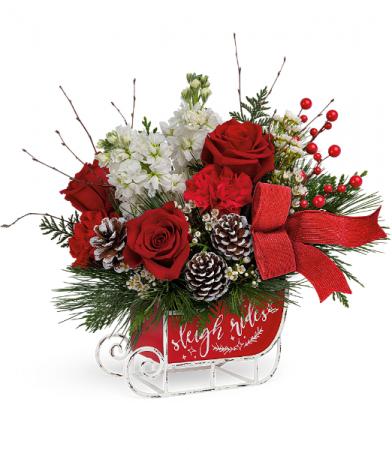 Teleflora's Christmas Day Sleigh BLOWOUT PRICING