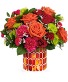 Teleflora's Citrus dream vase