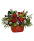  Teleflora's Classic Cardinal Centerpiece Christmas