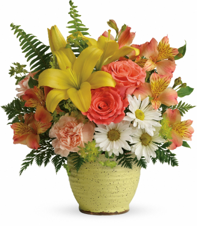Teleflora's Clear Morning Bouquet T18E305A Spring
