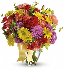 Teleflora S Color Me Yours Bouquet Fresh Mixed Flower Arrangement In Auburndale Fl The House Of Flowers