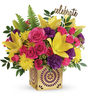 Teleflora's Colorful Celebration T602-1B Bouquet