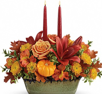 Teleflora's Country Oven Bowl Thanksgiving