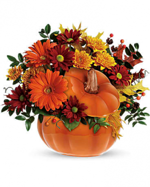 Teleflora's Country Pumpkin bouquet