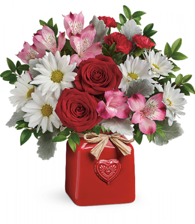 Teleflora's Country Sweetheart Bouquet T19V300A  Valentine