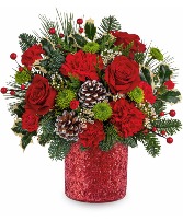 Teleflora's Crimson Wishes Bouquet 