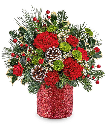Teleflora's Crimson Wishes Bouquet 