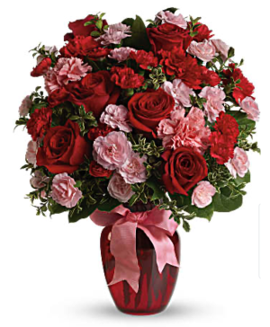 Teleflora's Dance with Me Bouquet with Red Roses 