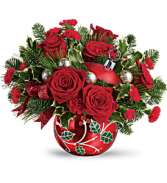 Teleflora's Deck the Holly Ornament Bouquet