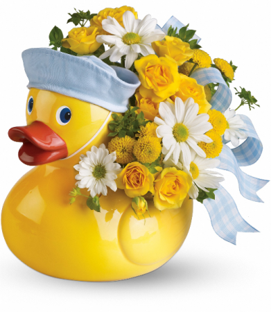 Teleflora's Ducky Delight - Boy Fresh Arrangement