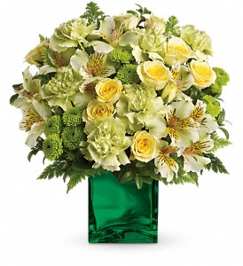 Teleflora's Emerald Elegance Bouquet Arrangement