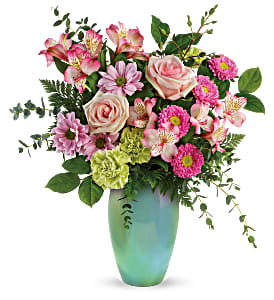 Teleflora's Enamoured with Aqua Fresh Flowers in Auburndale, FL | The House of Flowers Teleflora's Enamoured with Aqua Fresh Flowers in Auburndale, FL | The House of Flowers