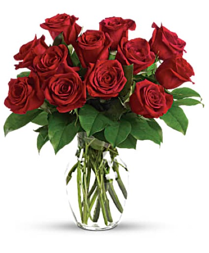 Teleflora Enduring Passion - 12, 18, or 24 Rose Rose Arrangement 