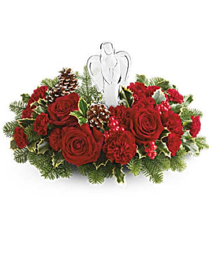 Teleflora's Evergreen Blooms Bouquet