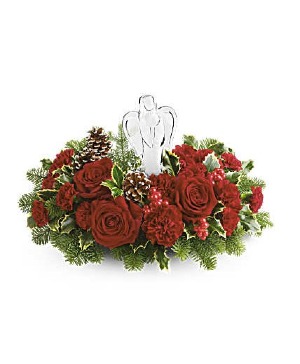 Teleflora's Evergreen Blooms Bouquet 