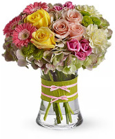 Teleflora's Fashionista Blooms Vase Arrangement