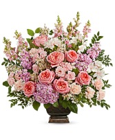 Teleflora's Feeling Loved Arrangement Fresh Arrangement with a Teleflora Keepsake