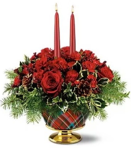 Telefloras Festive Tartan  