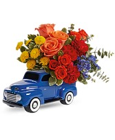 Teleflora's Ford Vintage Truck Arrangement